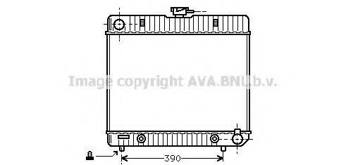 AVA QUALITY COOLING MS2043 Радіатор, охолодження двигуна