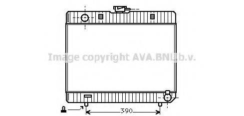 AVA QUALITY COOLING MS2103 Радіатор, охолодження двигуна