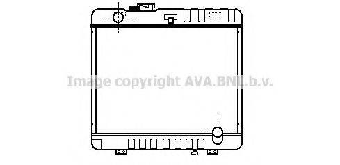 AVA QUALITY COOLING MS2117 Радіатор, охолодження двигуна