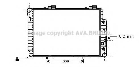 AVA QUALITY COOLING MS2146 Радіатор, охолодження двигуна