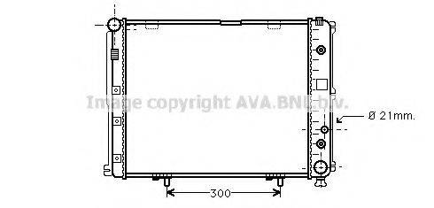 AVA QUALITY COOLING MS2148 Радіатор, охолодження двигуна