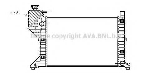 AVA QUALITY COOLING MS2181 Радіатор, охолодження двигуна