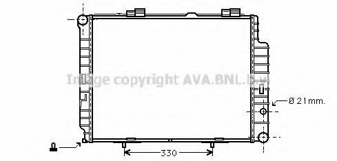 AVA QUALITY COOLING MS2202 Радіатор, охолодження двигуна