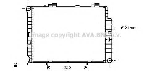 AVA QUALITY COOLING MS2287 Радіатор, охолодження двигуна