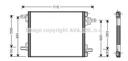 AVA QUALITY COOLING MS5345 Конденсатор, кондиціонер