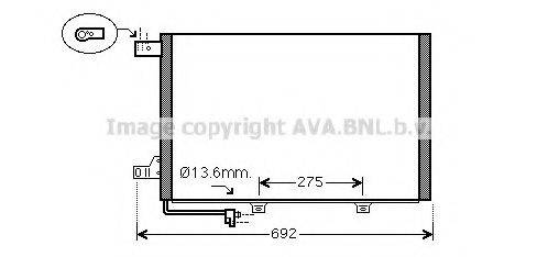 AVA QUALITY COOLING MS5578 Конденсатор, кондиціонер