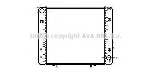 AVA QUALITY COOLING MSA2065 Радіатор, охолодження двигуна