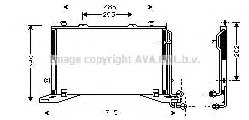 AVA QUALITY COOLING MSA5268 Конденсатор, кондиціонер