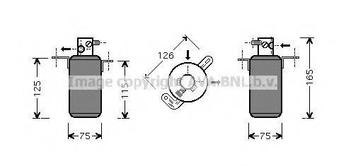 AVA QUALITY COOLING MSD373 Осушувач, кондиціонер