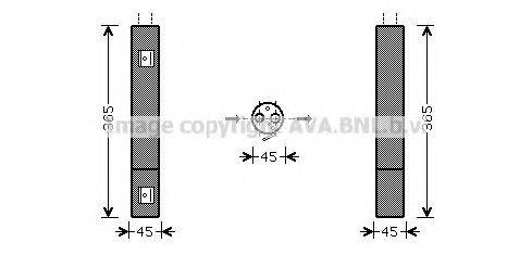 AVA QUALITY COOLING MSD395 Осушувач, кондиціонер