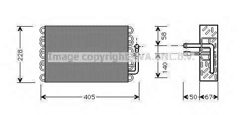 AVA QUALITY COOLING MSV019 Випарник, кондиціонер