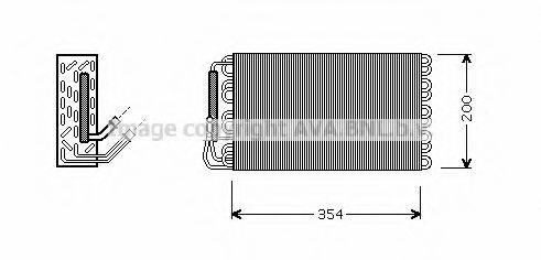 AVA QUALITY COOLING MSV383 Випарник, кондиціонер