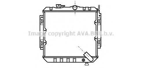 AVA QUALITY COOLING MT2011 Радіатор, охолодження двигуна