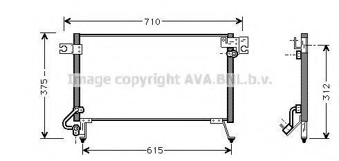 AVA QUALITY COOLING MT5144 Конденсатор, кондиціонер