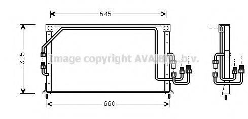 AVA QUALITY COOLING MT5149 Конденсатор, кондиціонер