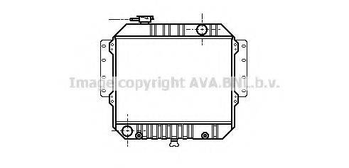 AVA QUALITY COOLING MZ2000 Радіатор, охолодження двигуна