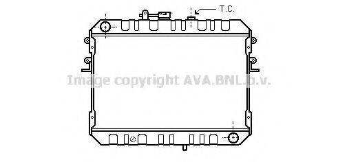 AVA QUALITY COOLING MZ2046 Радіатор, охолодження двигуна