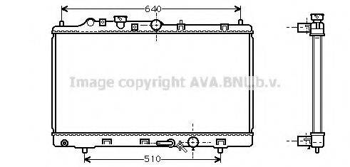 AVA QUALITY COOLING MZ2154 Радіатор, охолодження двигуна