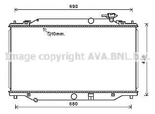AVA QUALITY COOLING MZ2269 Радіатор, охолодження двигуна
