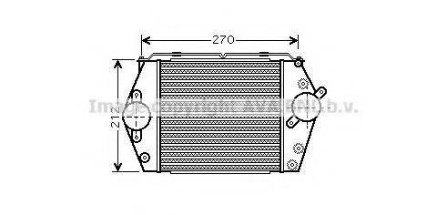 AVA QUALITY COOLING MZ4188 Інтеркулер