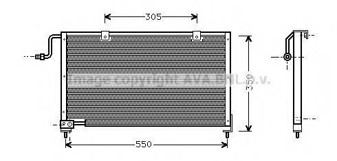 AVA QUALITY COOLING MZ5106 Конденсатор, кондиціонер