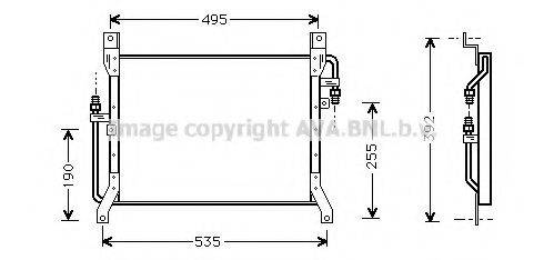 AVA QUALITY COOLING MZ5131 Конденсатор, кондиціонер