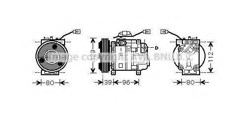 AVA QUALITY COOLING MZK200 Компресор, кондиціонер