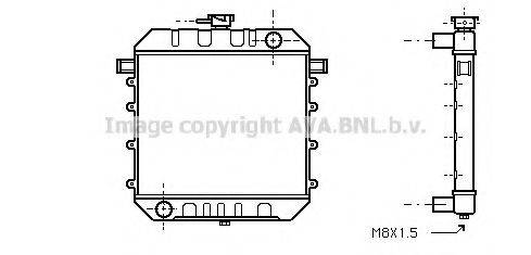 AVA QUALITY COOLING OL2015 Радіатор, охолодження двигуна