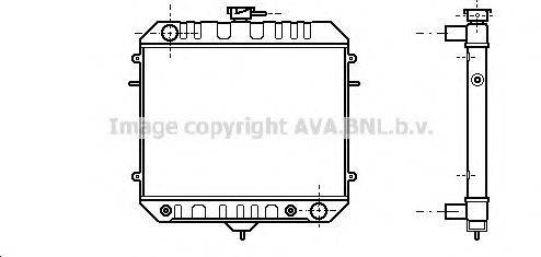 AVA QUALITY COOLING OL2035 Радіатор, охолодження двигуна