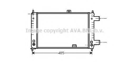 AVA QUALITY COOLING OL2047 Радіатор, охолодження двигуна