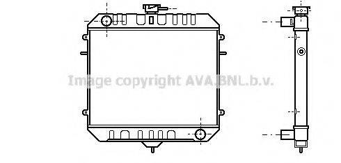 AVA QUALITY COOLING OL2081 Радіатор, охолодження двигуна