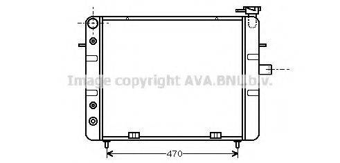 AVA QUALITY COOLING OL2129 Радіатор, охолодження двигуна