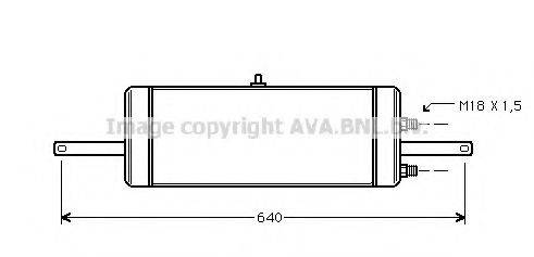 AVA QUALITY COOLING OL3237 масляний радіатор, моторне масло