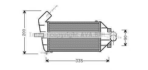 AVA QUALITY COOLING OL4262 Інтеркулер