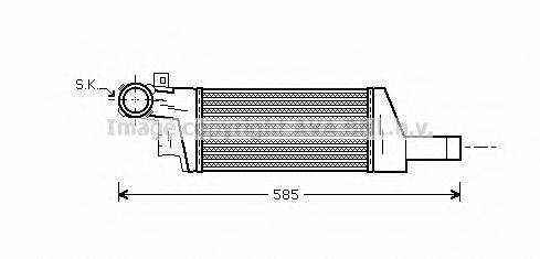 AVA QUALITY COOLING OL4404 Інтеркулер