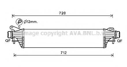 AVA QUALITY COOLING OL4662 Інтеркулер