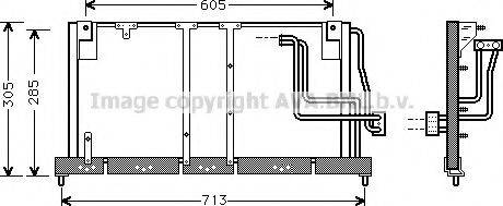 AVA QUALITY COOLING OL5225 Конденсатор, кондиціонер