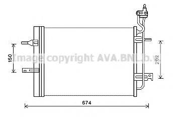 AVA QUALITY COOLING OL5620D Конденсатор, кондиціонер