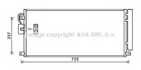 AVA QUALITY COOLING OL5638D Конденсатор, кондиціонер