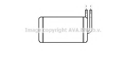 AVA QUALITY COOLING OL6093 Теплообмінник, опалення салону