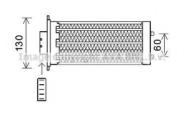 AVA QUALITY COOLING OL6573 Теплообмінник, опалення салону