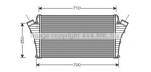 AVA QUALITY COOLING OLA4361 Інтеркулер