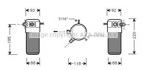 AVA QUALITY COOLING OLD118 Осушувач, кондиціонер