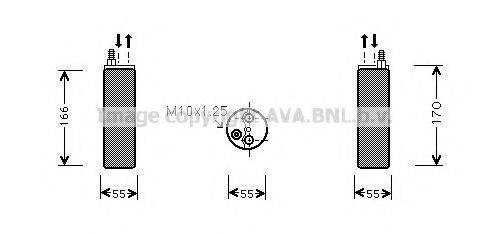 AVA QUALITY COOLING OLD371 Осушувач, кондиціонер