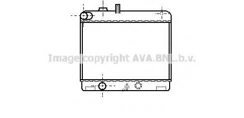 AVA QUALITY COOLING PE2025 Радіатор, охолодження двигуна