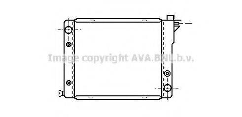 AVA QUALITY COOLING PE2065 Радіатор, охолодження двигуна