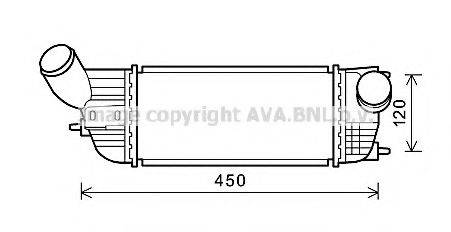 AVA QUALITY COOLING PE4362 Інтеркулер