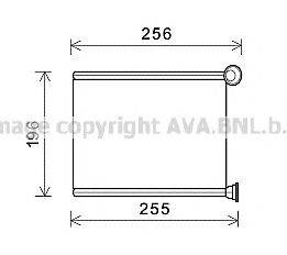 AVA QUALITY COOLING PE6366 Теплообмінник, опалення салону