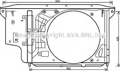 AVA QUALITY COOLING PE7521 Кожух вентилятора