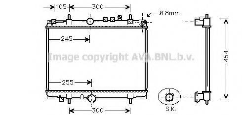 AVA QUALITY COOLING PEA2208 Радіатор, охолодження двигуна